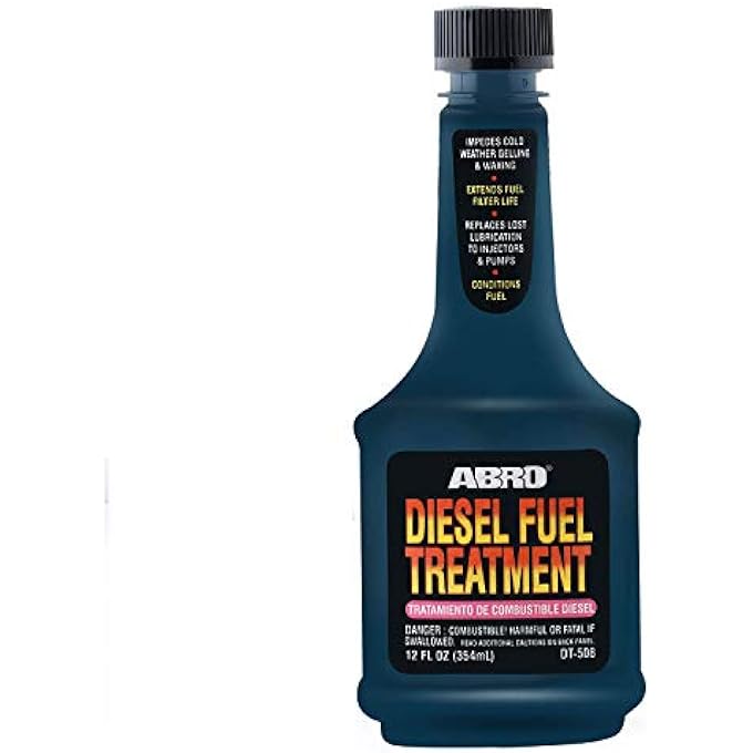 Abro DT-508 SUV CAR DIESEL FUEL TREATMENT FOR INJECTOR CLEANING & EASY FUEL COMBUSTION (354 ML) - Image 1